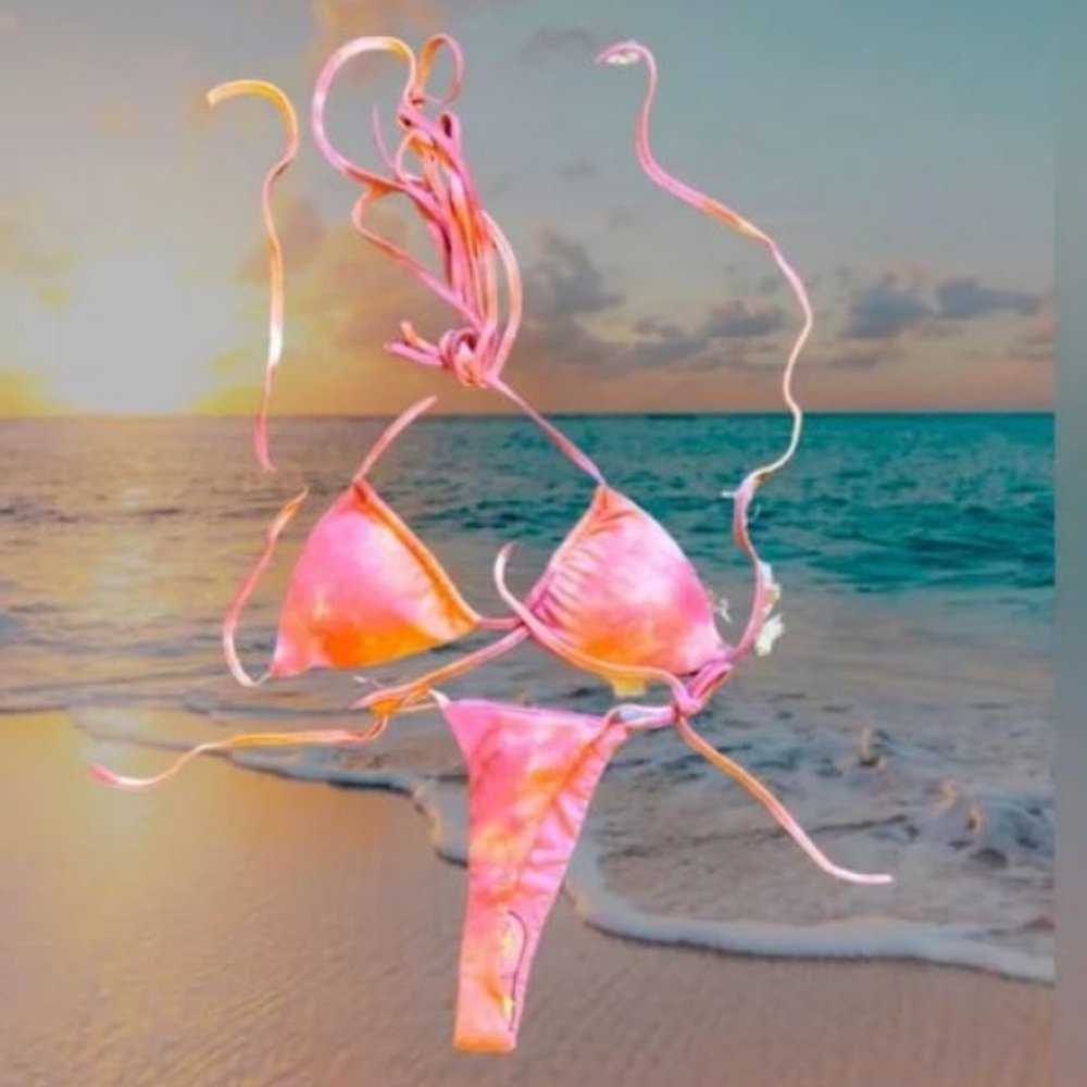 REHAB LAB TIE DYE BIKINI SET